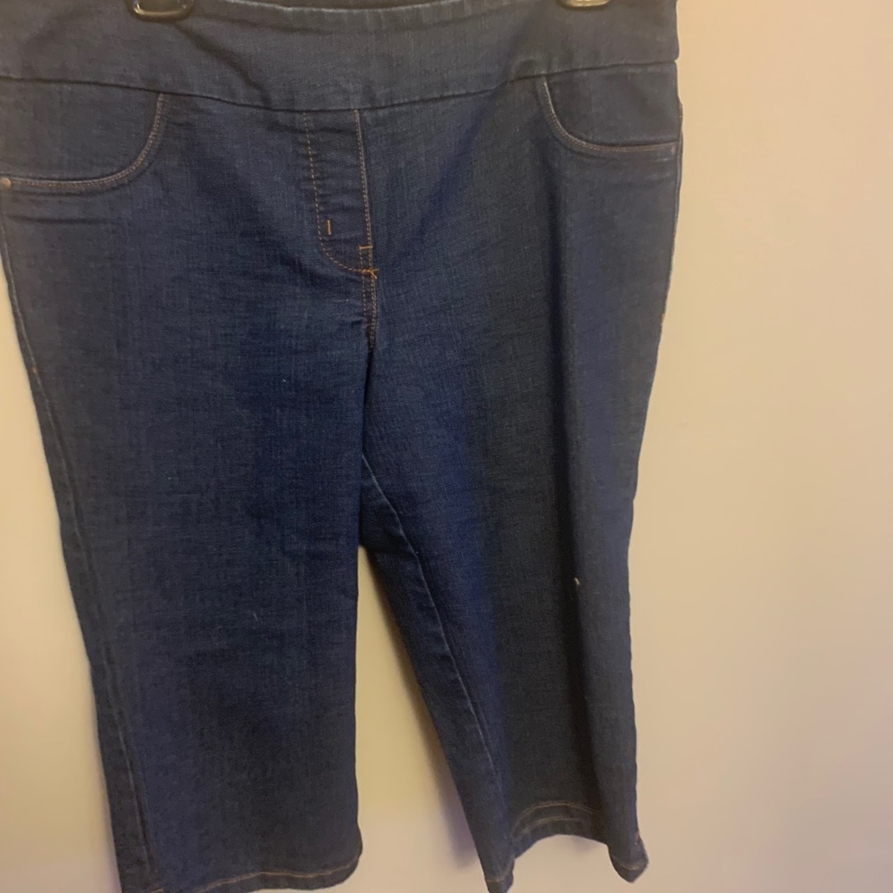 George Dark Blue Jean Capris sz14